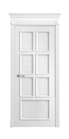 Межкомнатная дверь «Венеция 2» тип1 Колонна Луксор 3 (Эмаль белая)