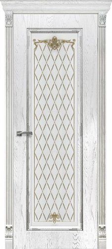 Межкомнатная дверь Премиум с ПВХ покрытием «Донато 1» остекленная
