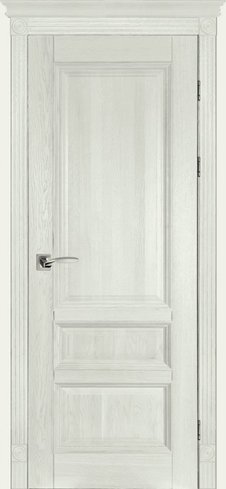 Межкомнатная дверь из массива ольхи «Аристократ» глухая (эмаль / кремовый)